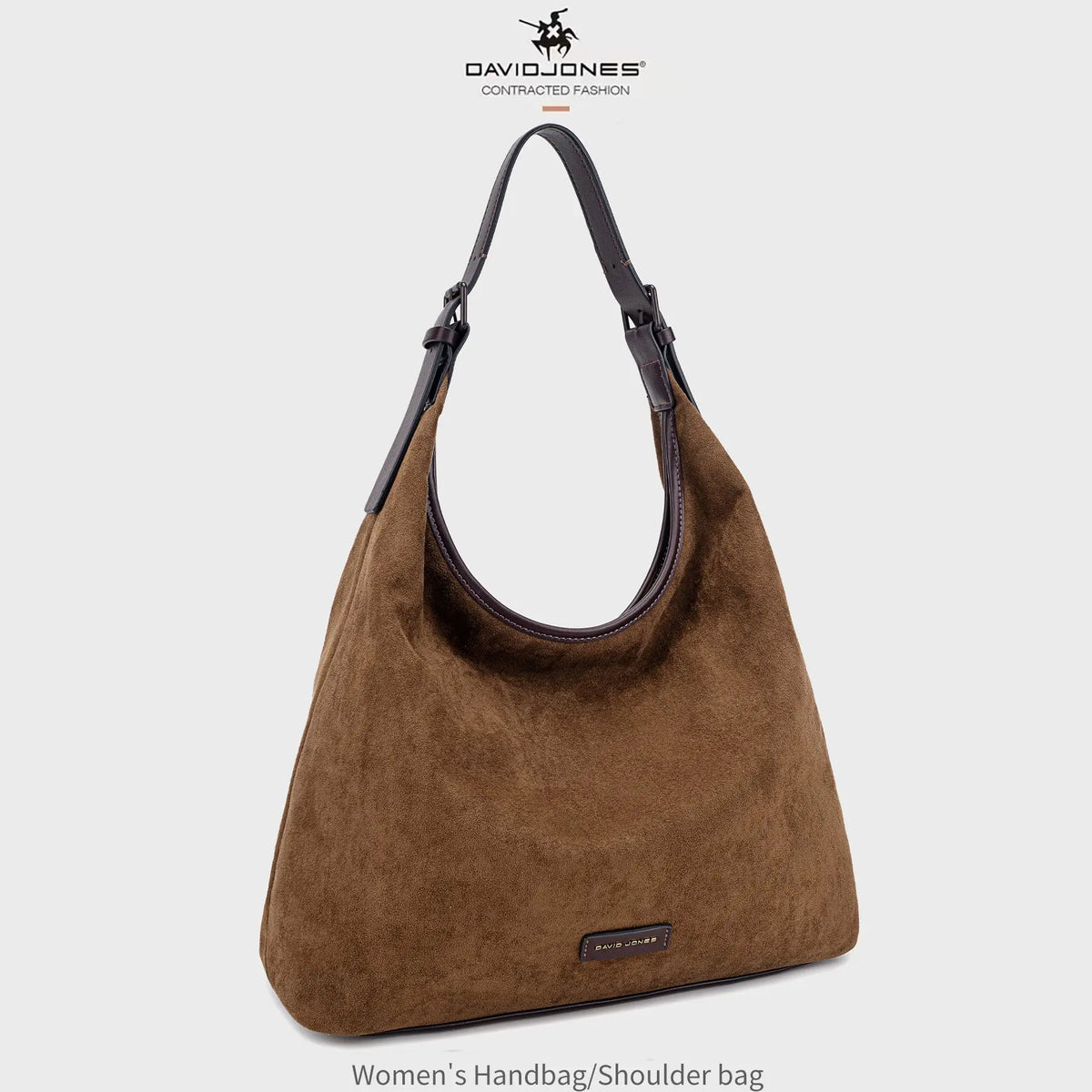 Grand Sac Hobo Souple Effet Daim
