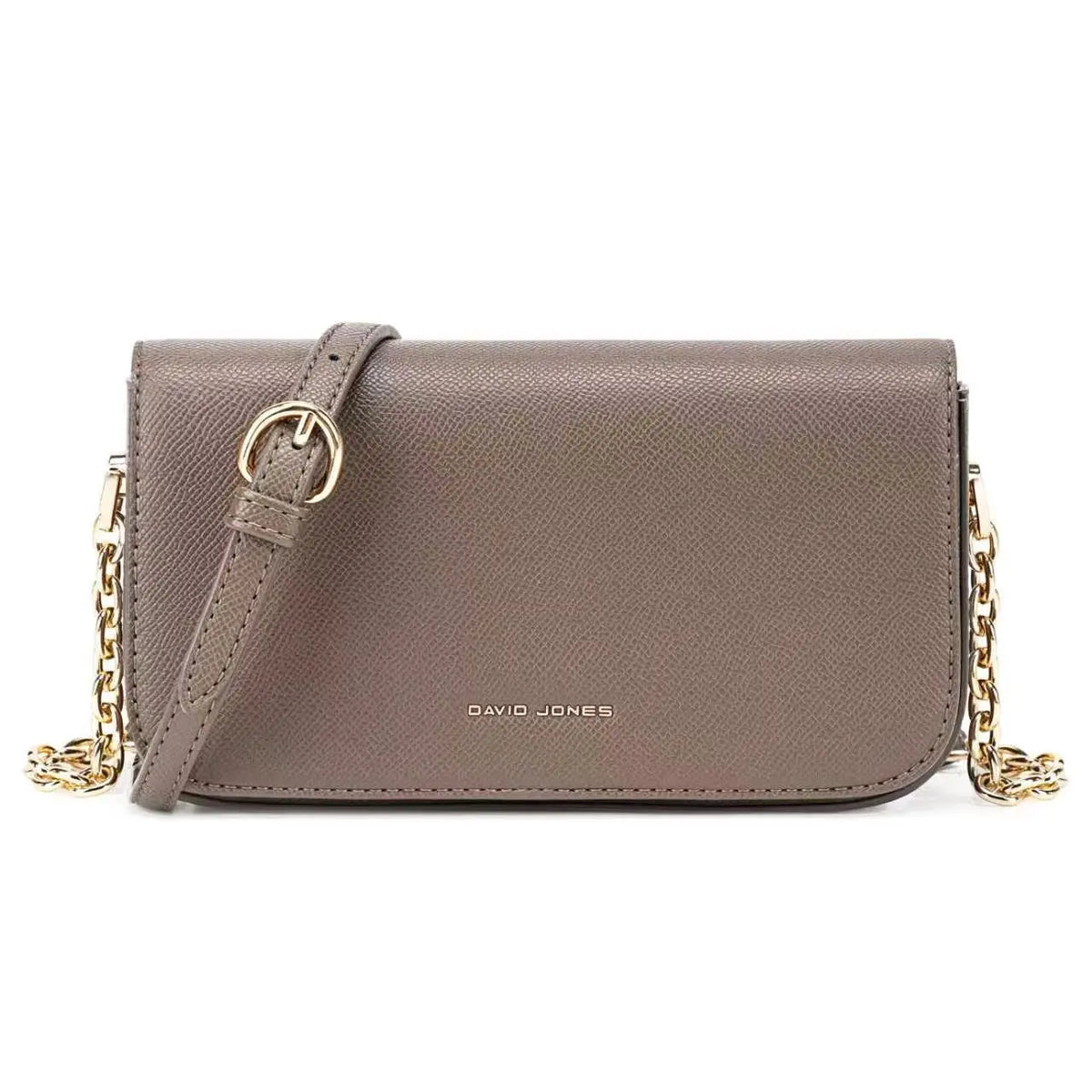 Petit Sac Bandoulière Femme à Rabat et Chaîne Dorée