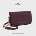 Petit Sac Bandoulière Femme à Rabat et Chaîne Dorée