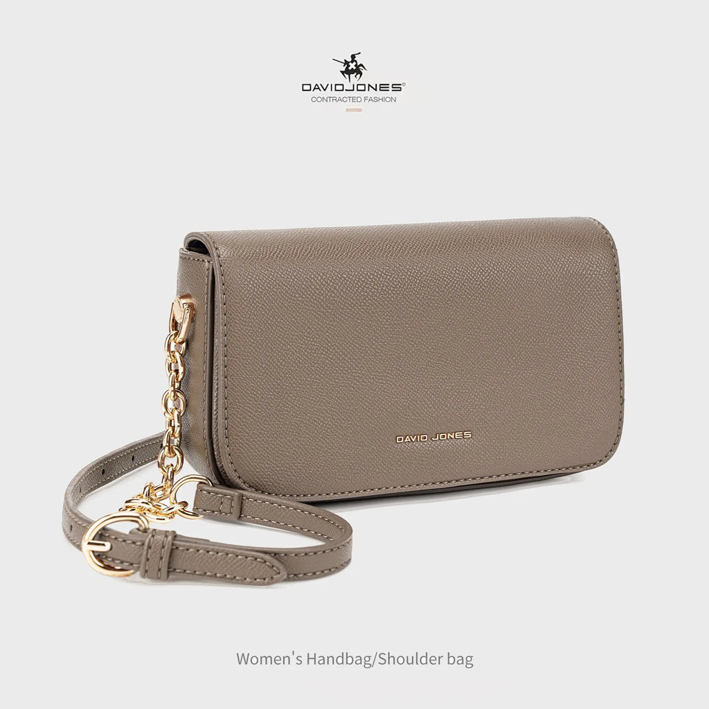 Petit Sac Bandoulière Femme à Rabat et Chaîne Dorée