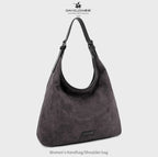 Grand Sac Hobo Souple Effet Daim