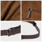 Grand Sac Hobo Souple Effet Daim
