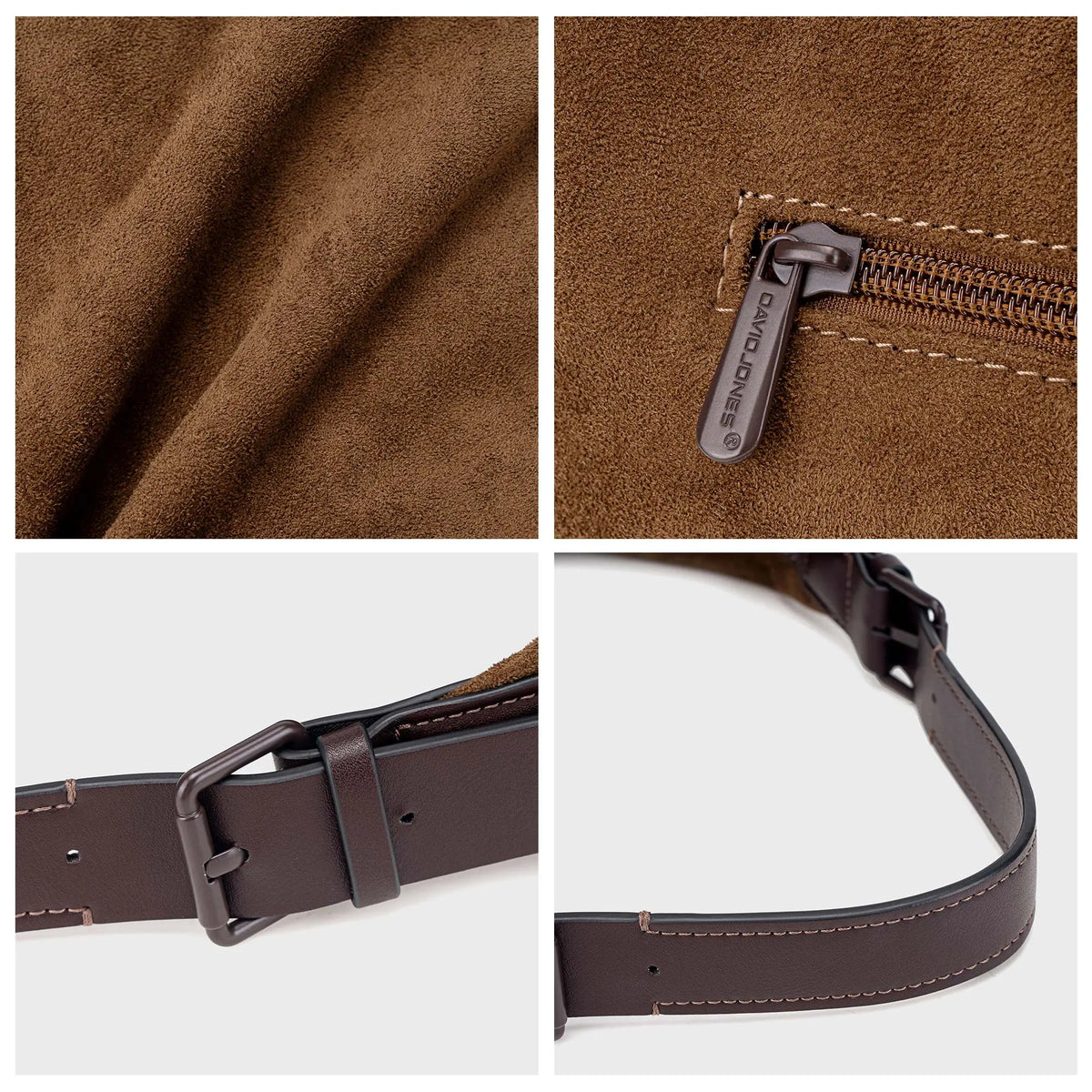 Grand Sac Hobo Souple Effet Daim