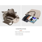 Sac à Main Cabas en Nylon Souple avec Bandoulière Capacité Moyenne David Jones