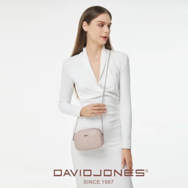 Mini sac bandoulière matelassé chaine David Jones