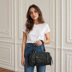 Petit Sac à Main Daim Porté Bandoulière Epaule Suède David Jones