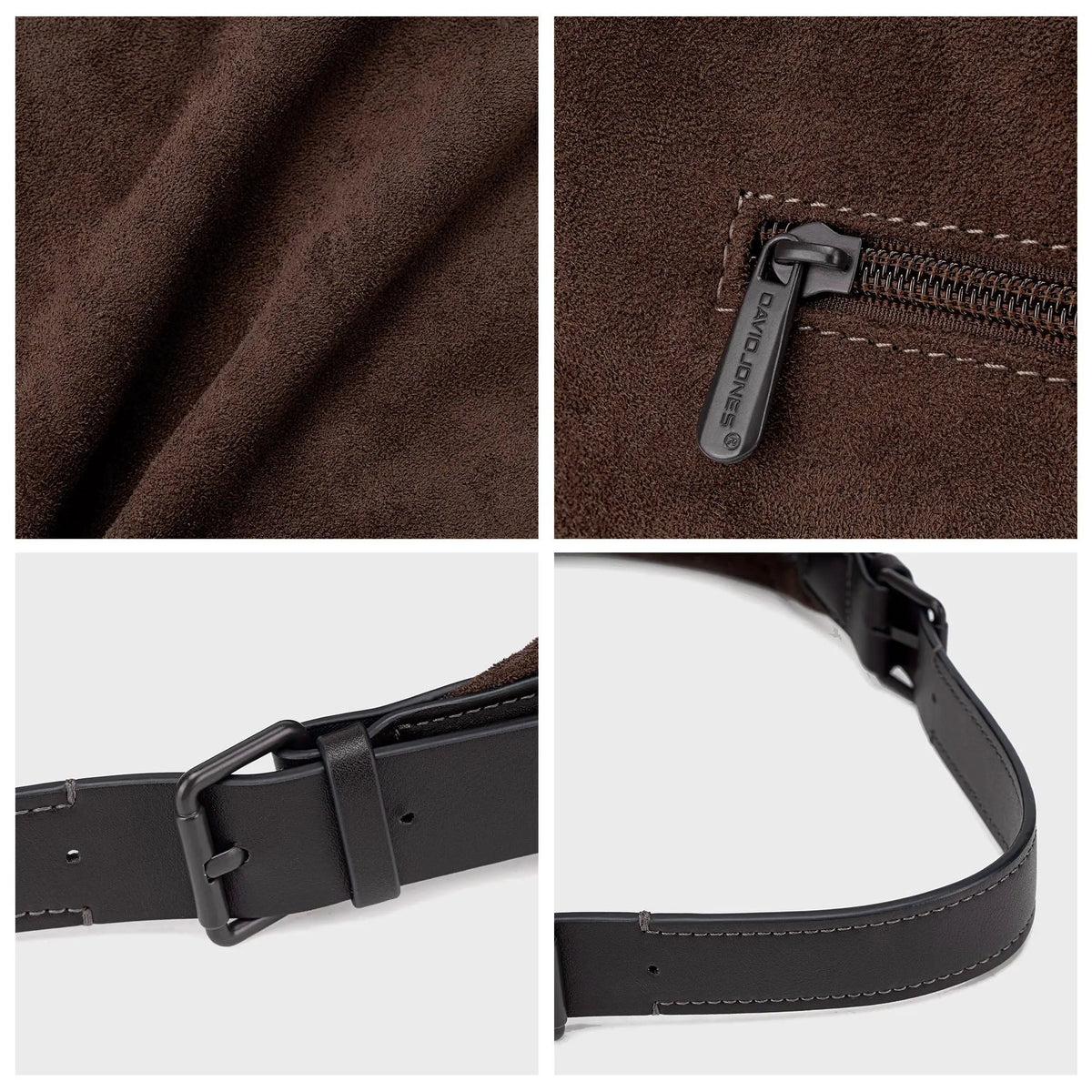 Grand Sac Hobo Souple Effet Daim