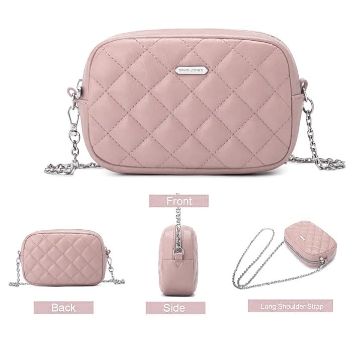 Mini sac bandoulière matelassé chaine David Jones