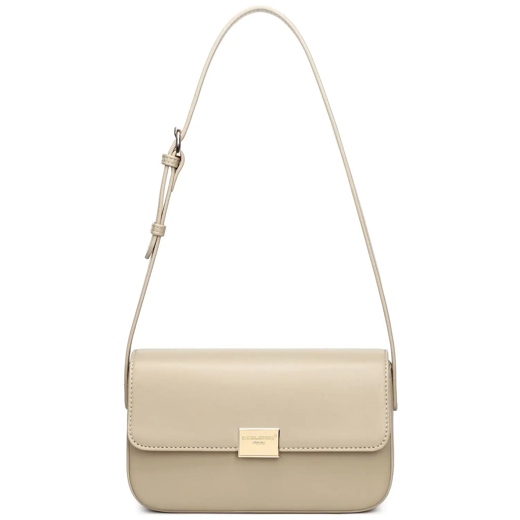 Petit sac bandoulière rabat rigide David Jones