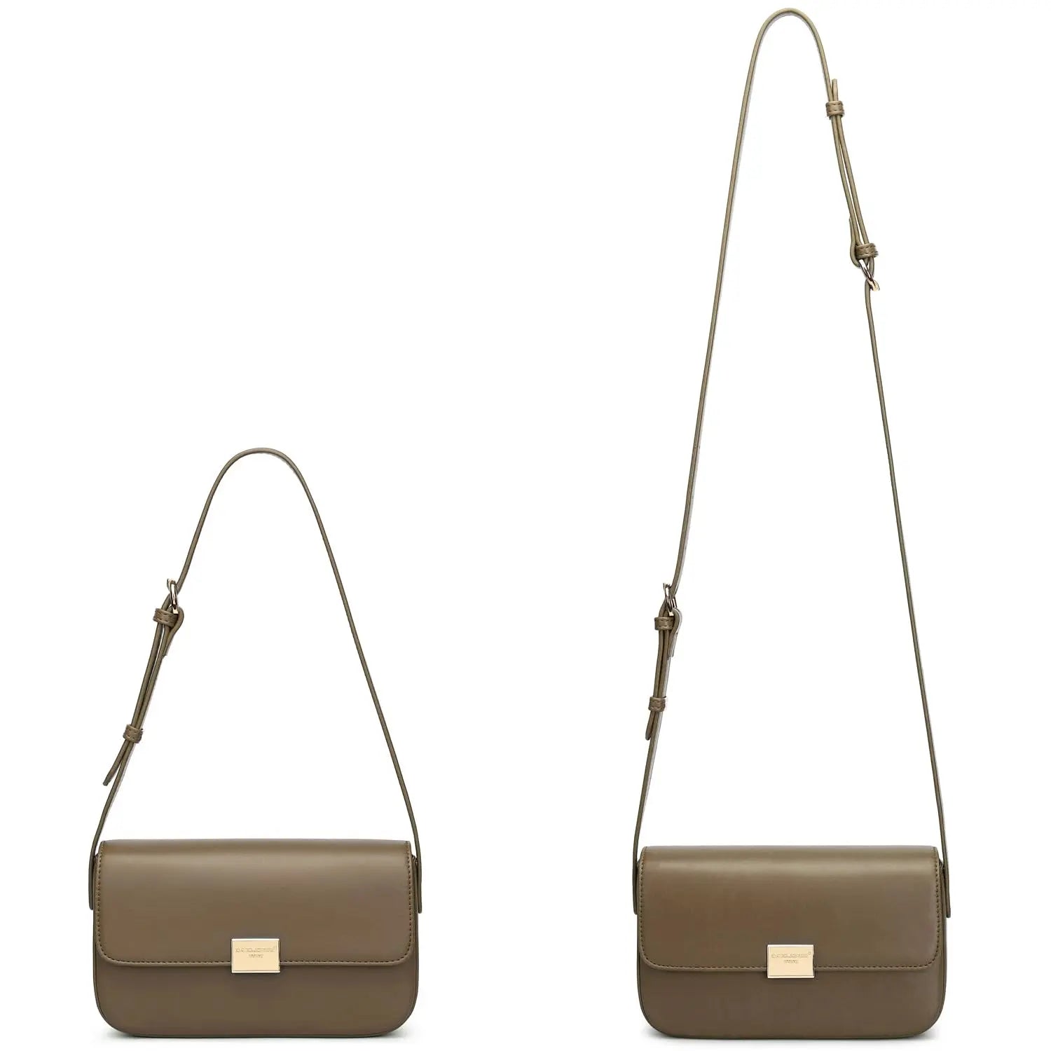 Petit sac bandoulière rabat rigide David Jones