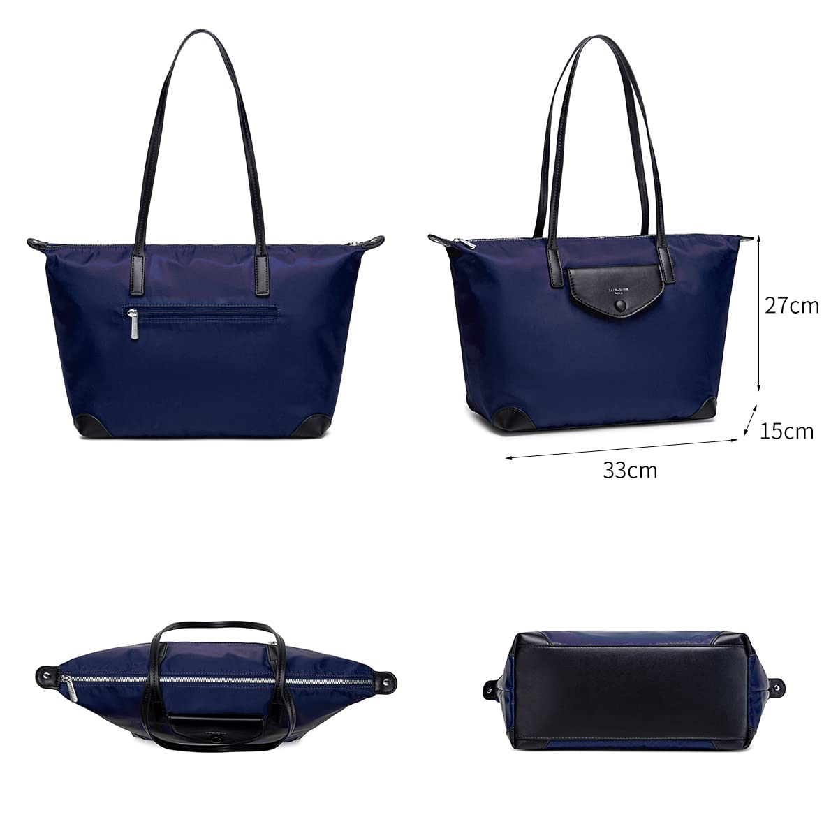 Sac à main cabas nylon David Jones