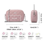 Petit sac bandoulière multipoche David Jones