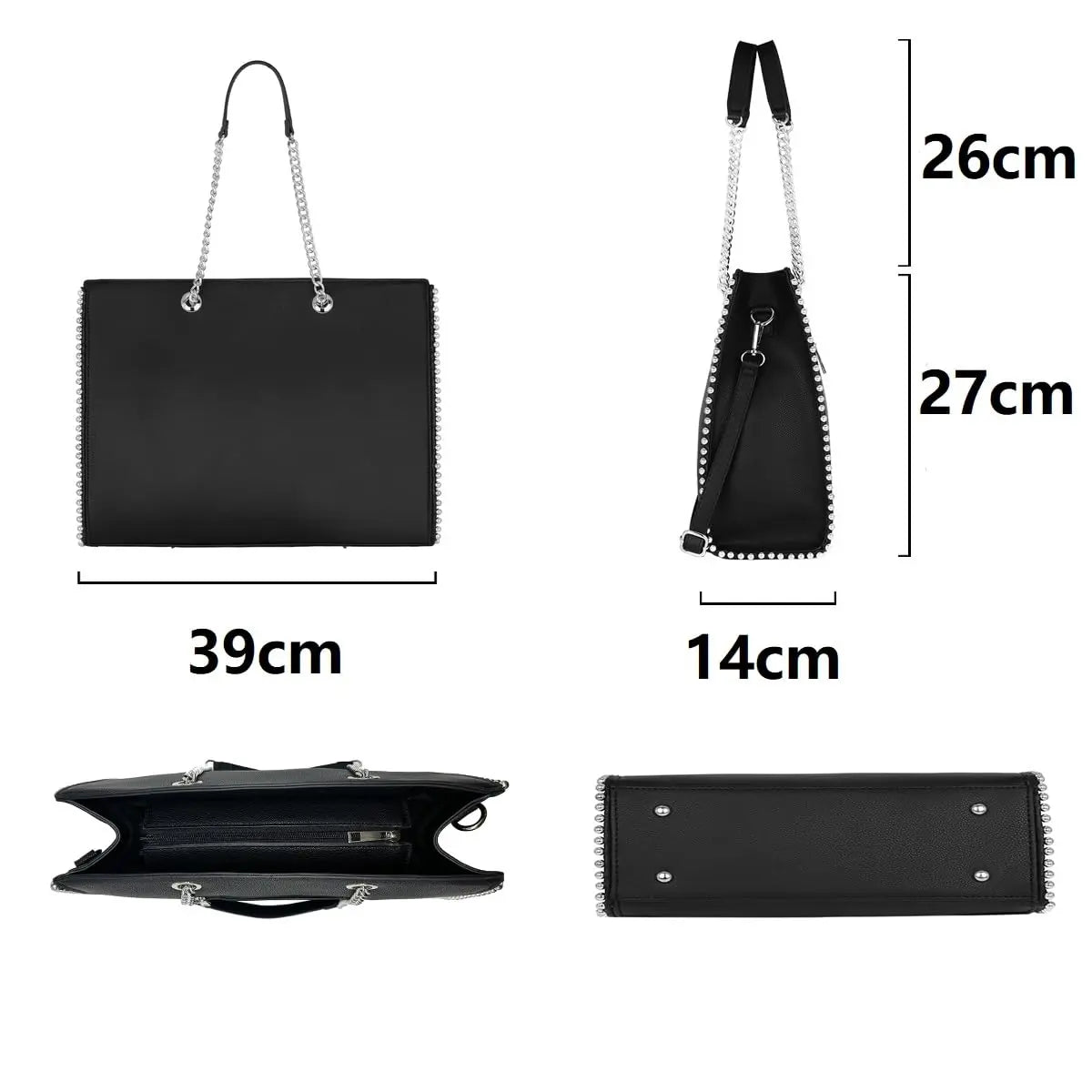 Sac à main à billes porté épaule chaînes CRAZYCHIC