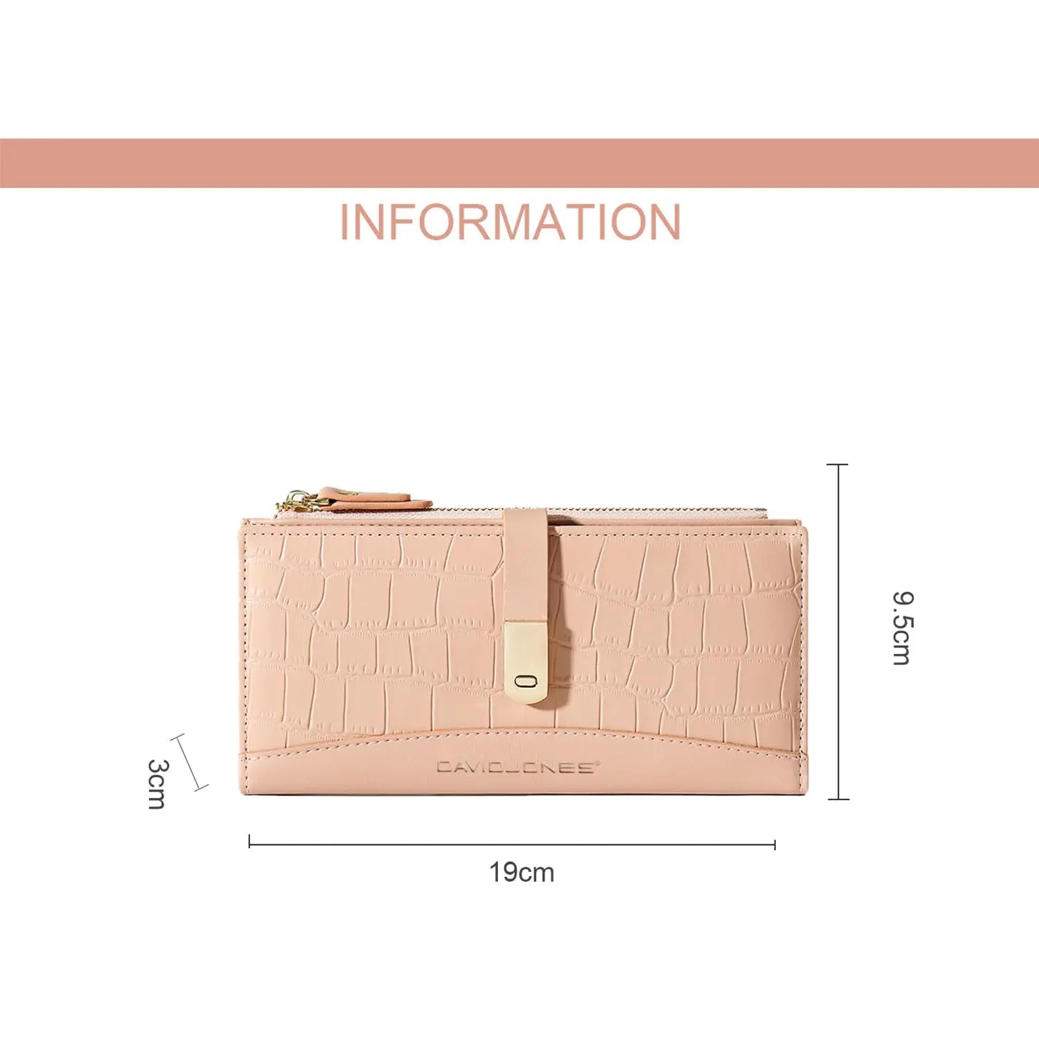 Portefeuille compagnon long David Jones