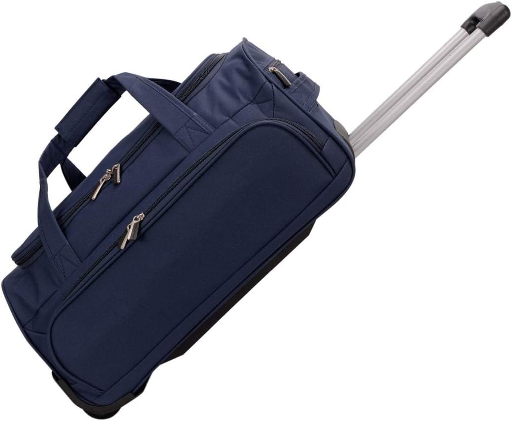 Sac Voyage à Roulettes - Trolley Cabine Souple Bagage à Main David Jones