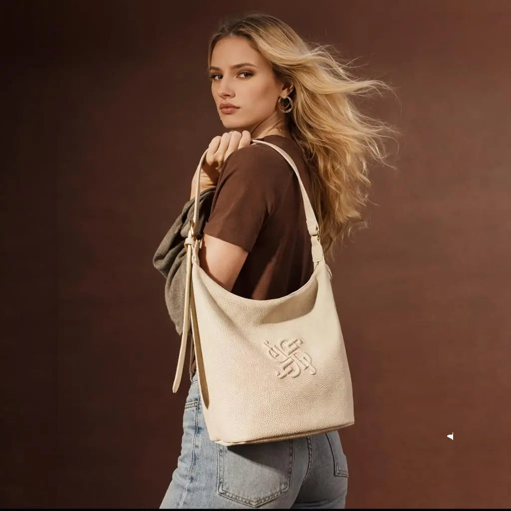 Sac à main hobo porté epaule David Jones