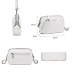 Petit sac bandoulière multipoche David Jones