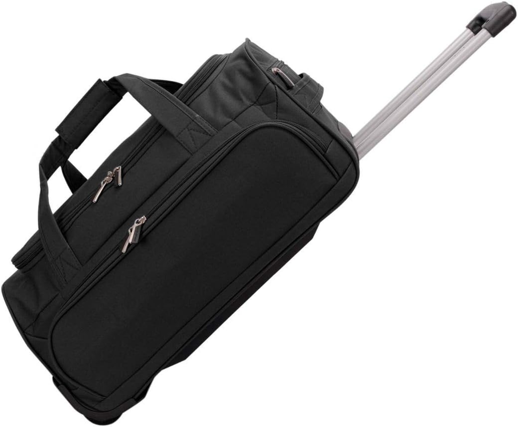 Sac Voyage à Roulettes - Trolley Cabine Souple Bagage à Main David Jones