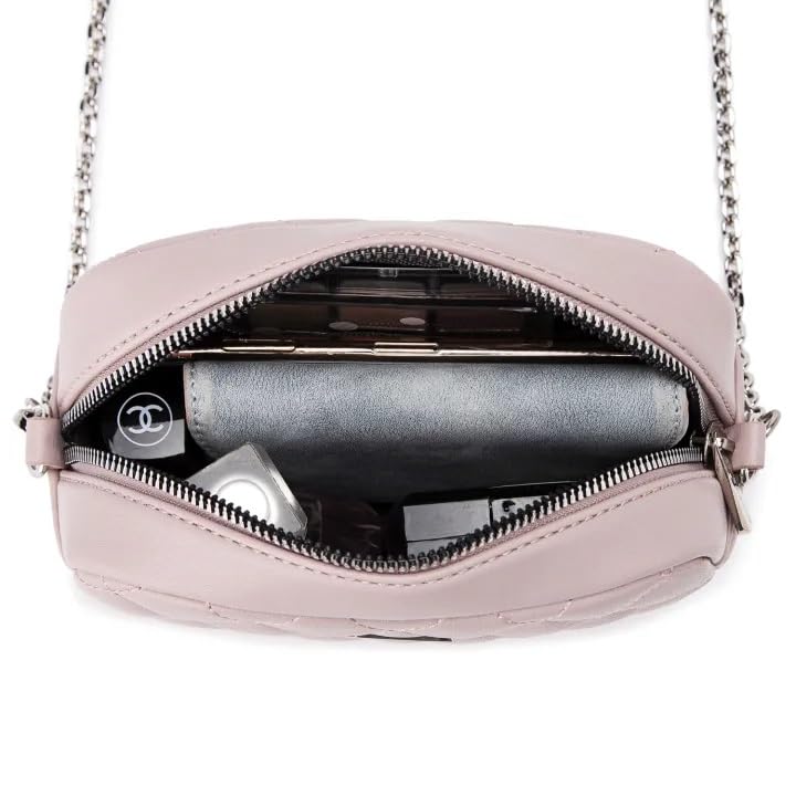 Mini sac bandoulière matelassé chaine David Jones