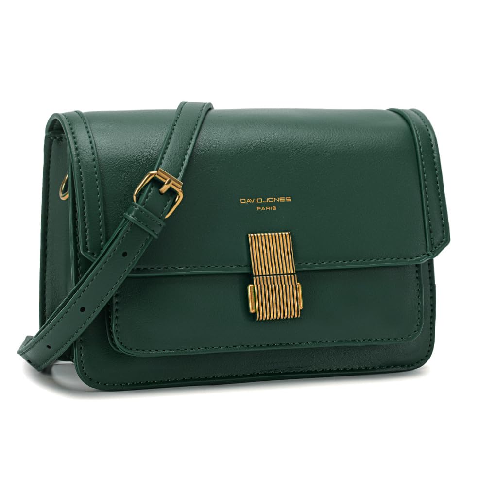 Petit sac bandoulière rabat David Jones