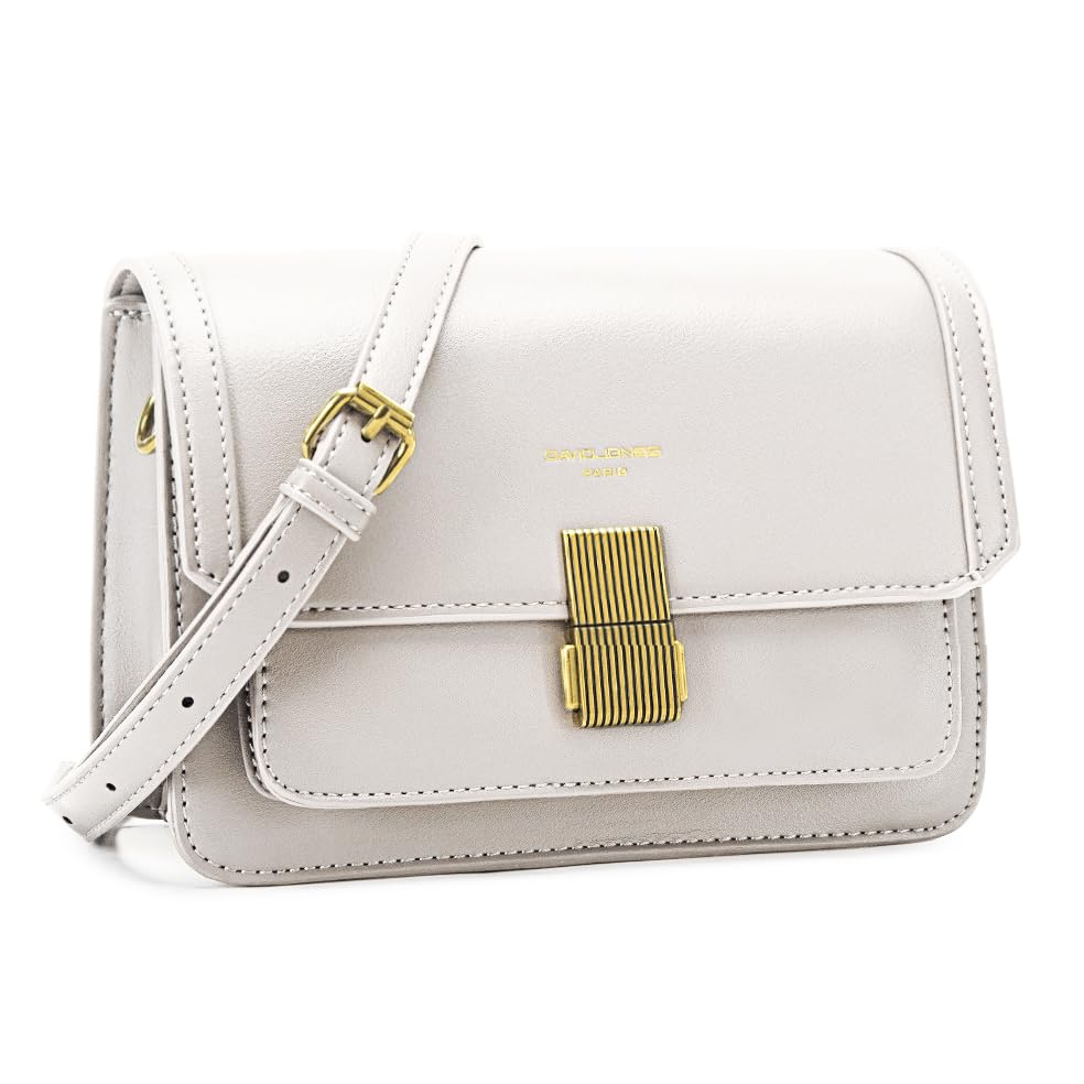 Petit sac bandoulière rabat David Jones