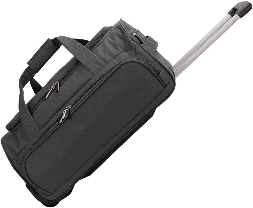 Sac Voyage à Roulettes - Trolley Cabine Souple Bagage à Main David Jones