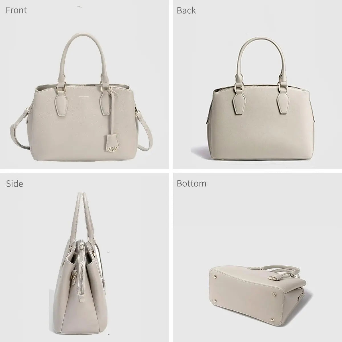 Sac à main multi compartiments fourre-tout