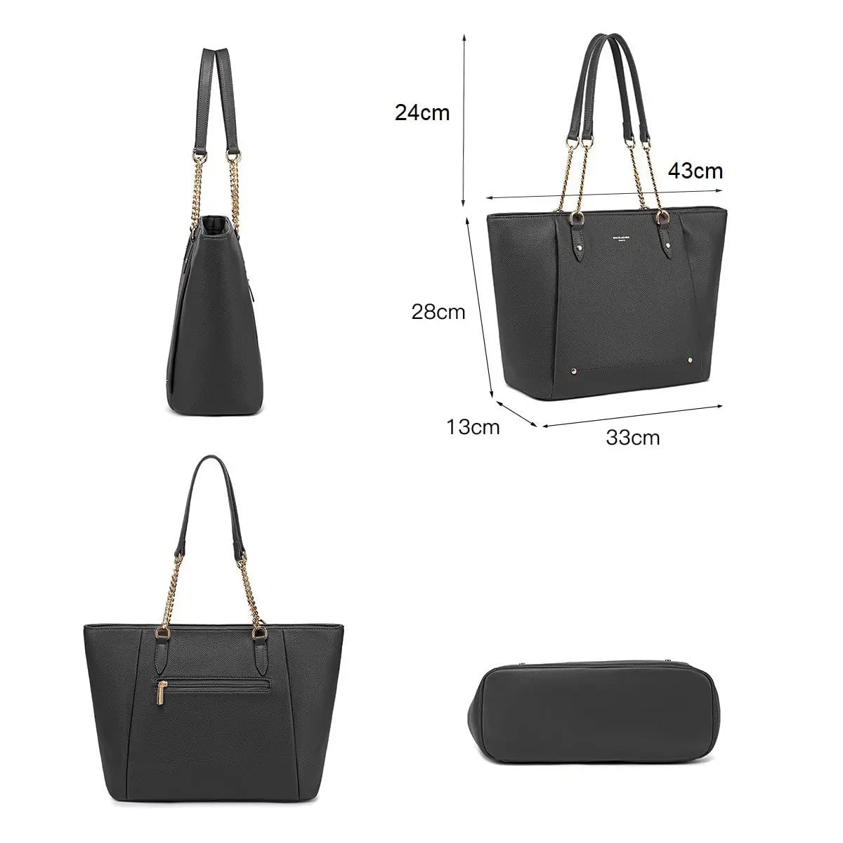 Sac à main cabas shopping A4 David Jones