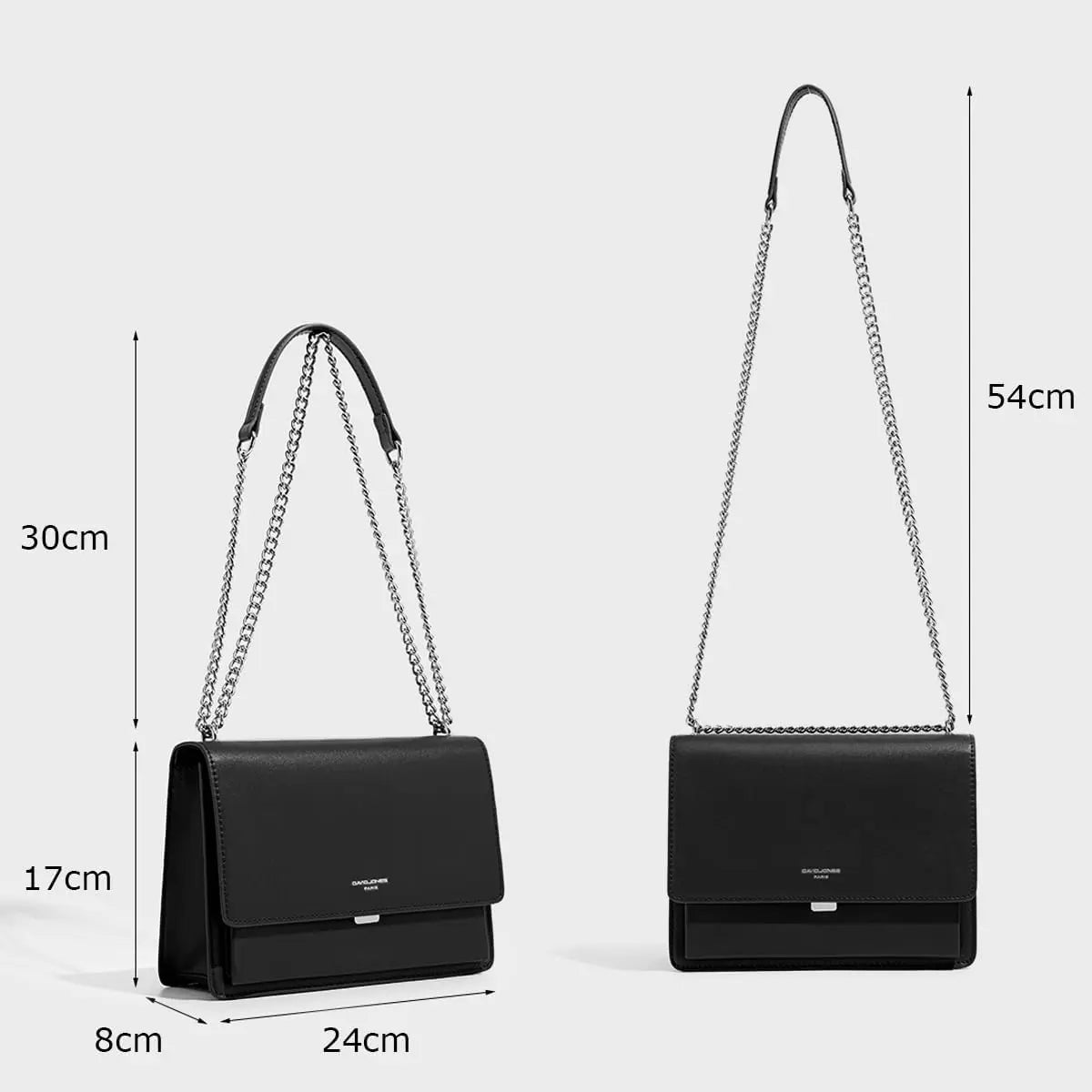 Sac bandoulière a rabat David Jones