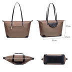Sac à main cabas nylon David Jones