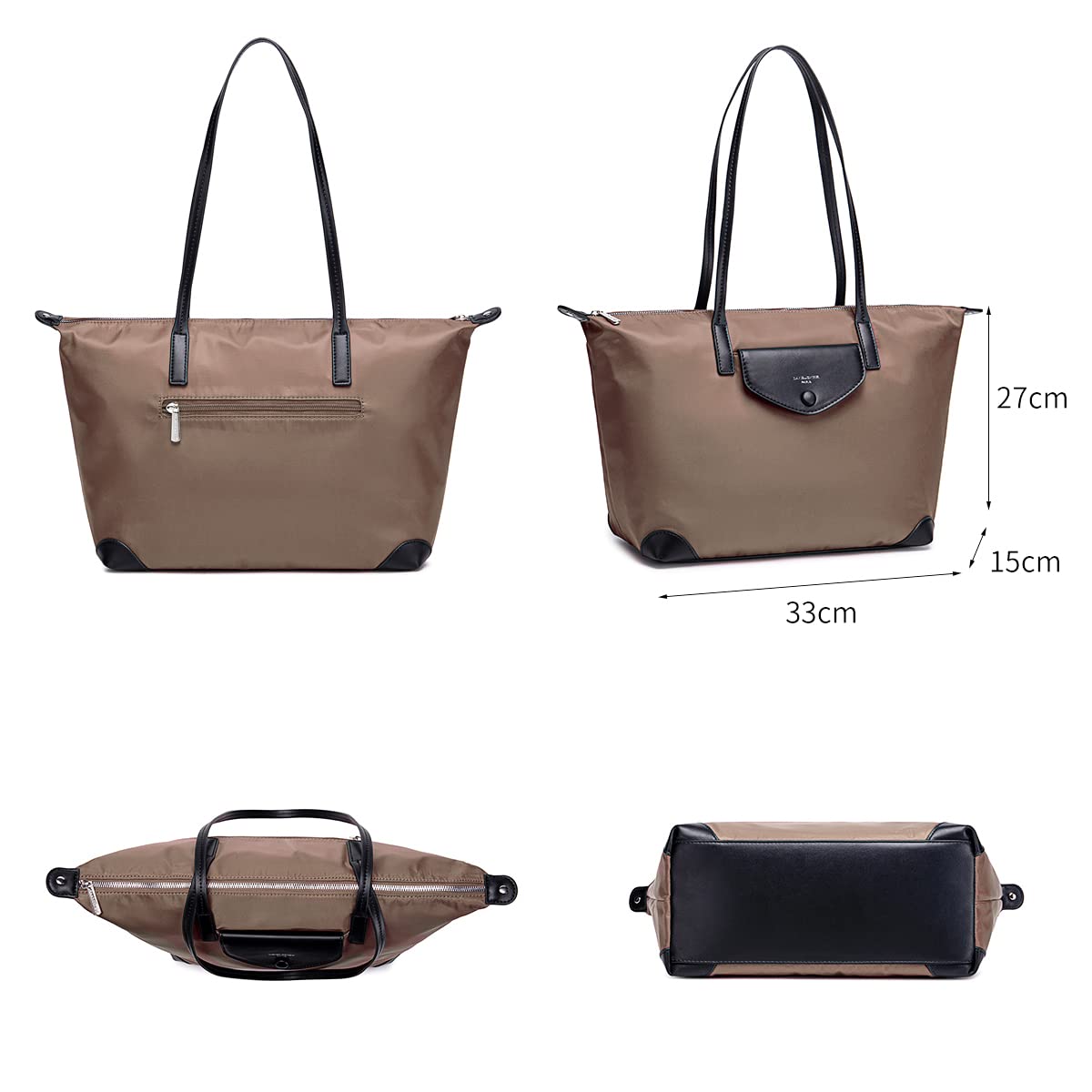 Sac à main cabas nylon David Jones