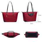 Sac à main cabas nylon David Jones