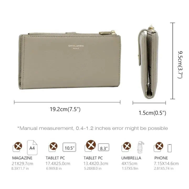Portefeuille compagnon long David Jones