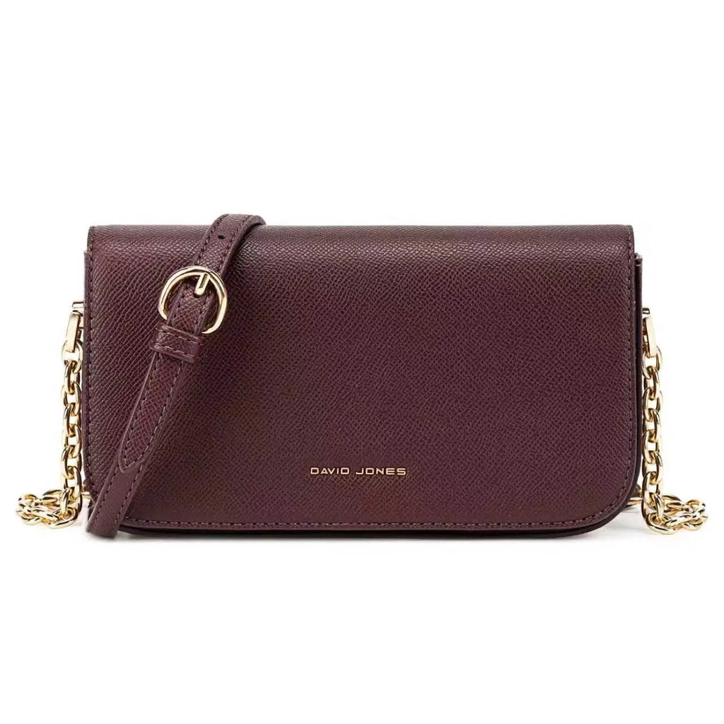 Petit Sac Bandoulière Femme à Rabat et Chaîne Dorée