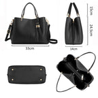 Sac à main femme tricolore pompon CRAZYCHIC