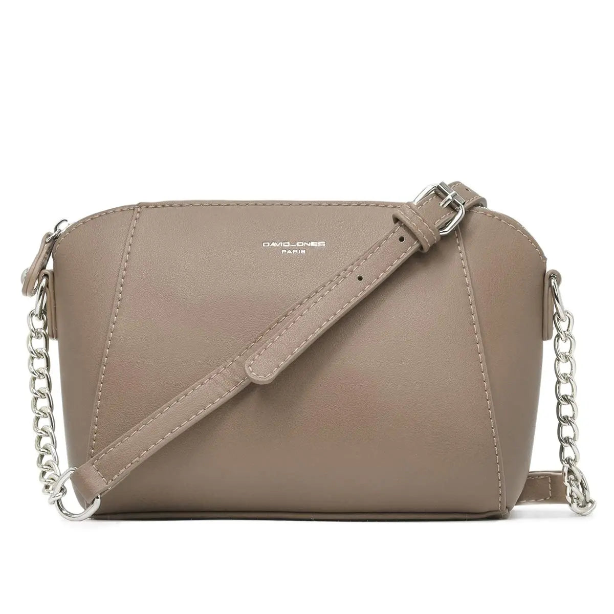 Petit sac bandoulière trapèze David Jones