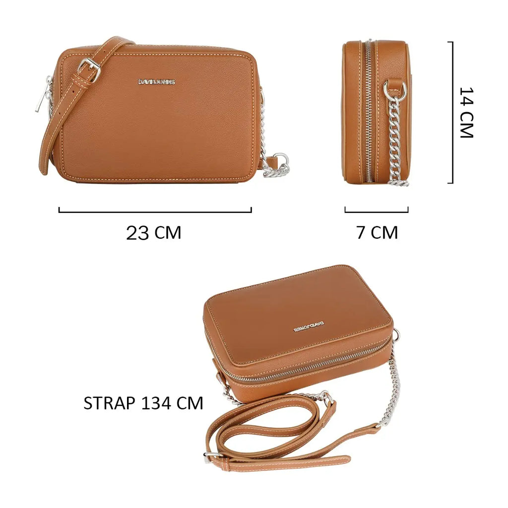 Petit sac bandoulière rectangulaire David Jones