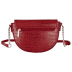 Petit sac bandoulière crocodile David Jones