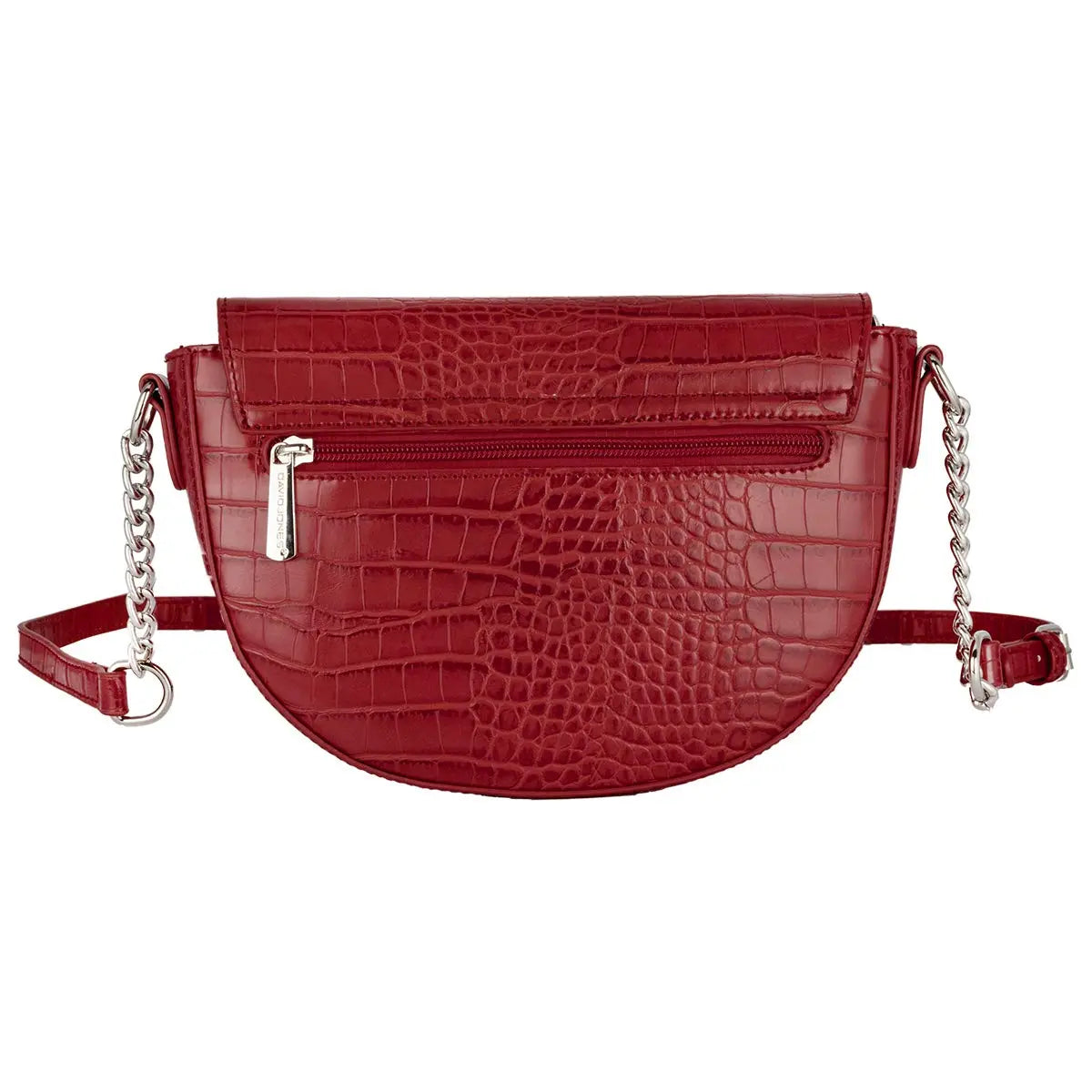 Petit sac bandoulière crocodile David Jones