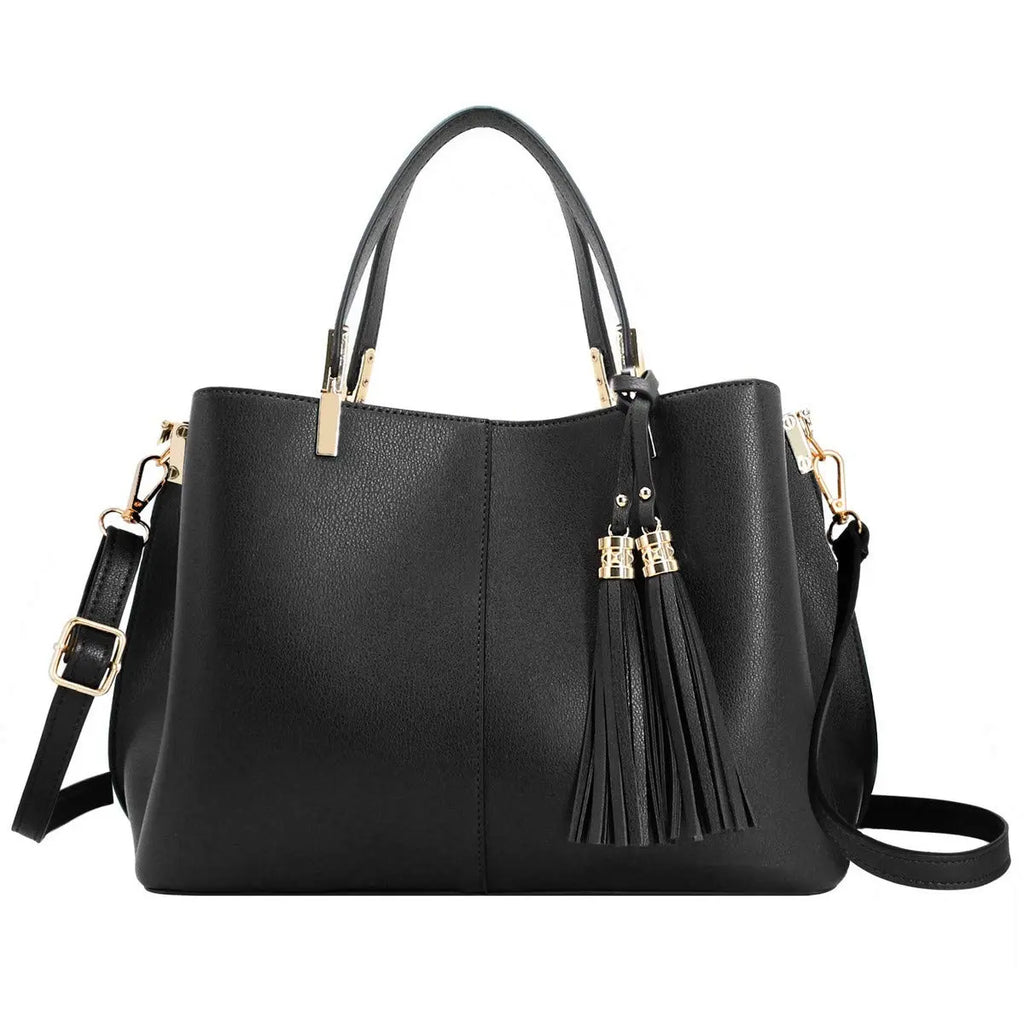 Sac à main femme tricolore pompon CRAZYCHIC