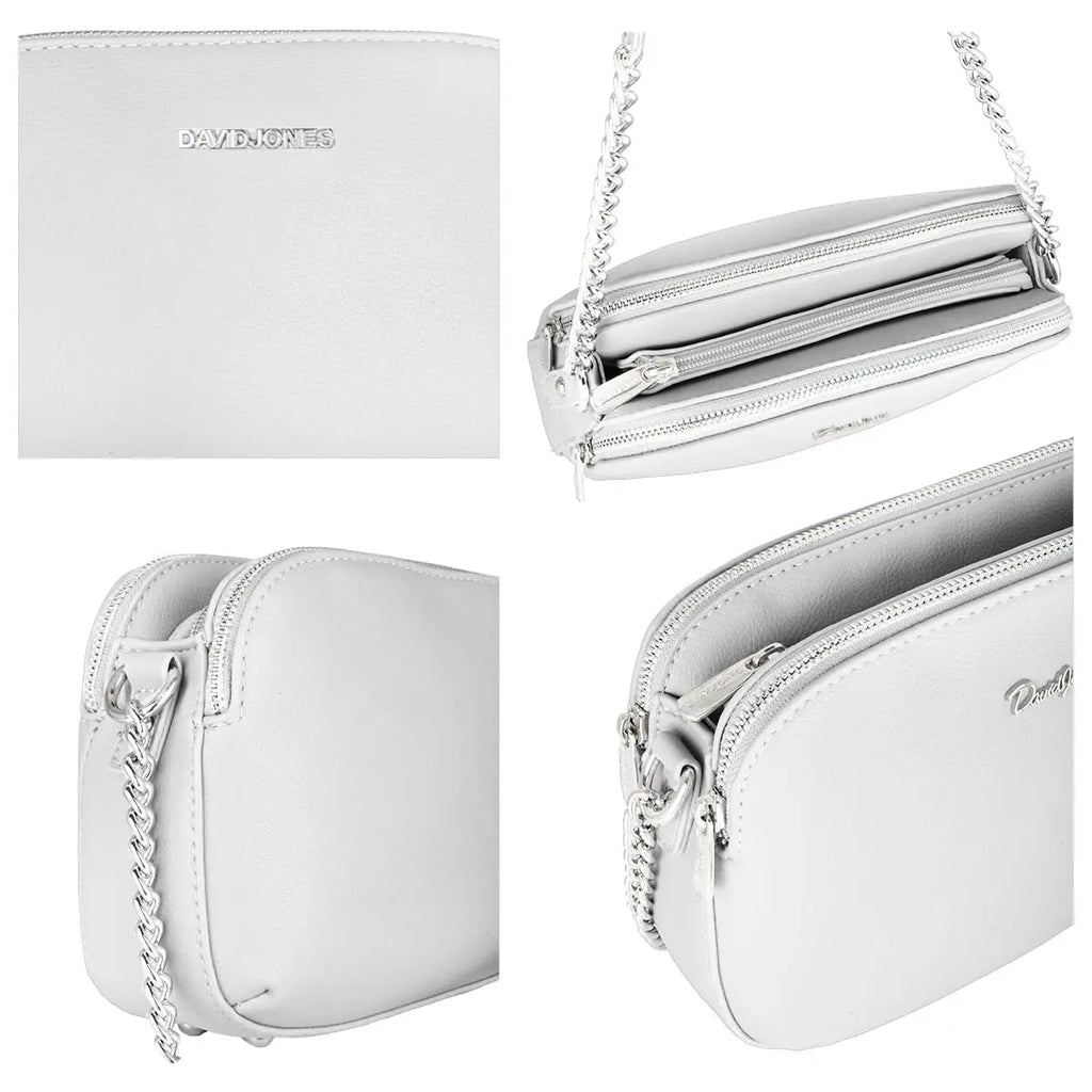 Sac bandoulière multipoche à 3 compartiments David Jones