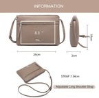 Sac bandoulière sacoche plate David Jones