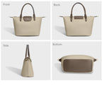 Sac à Main Cabas en Nylon Souple avec Bandoulière Capacité Moyenne David Jones