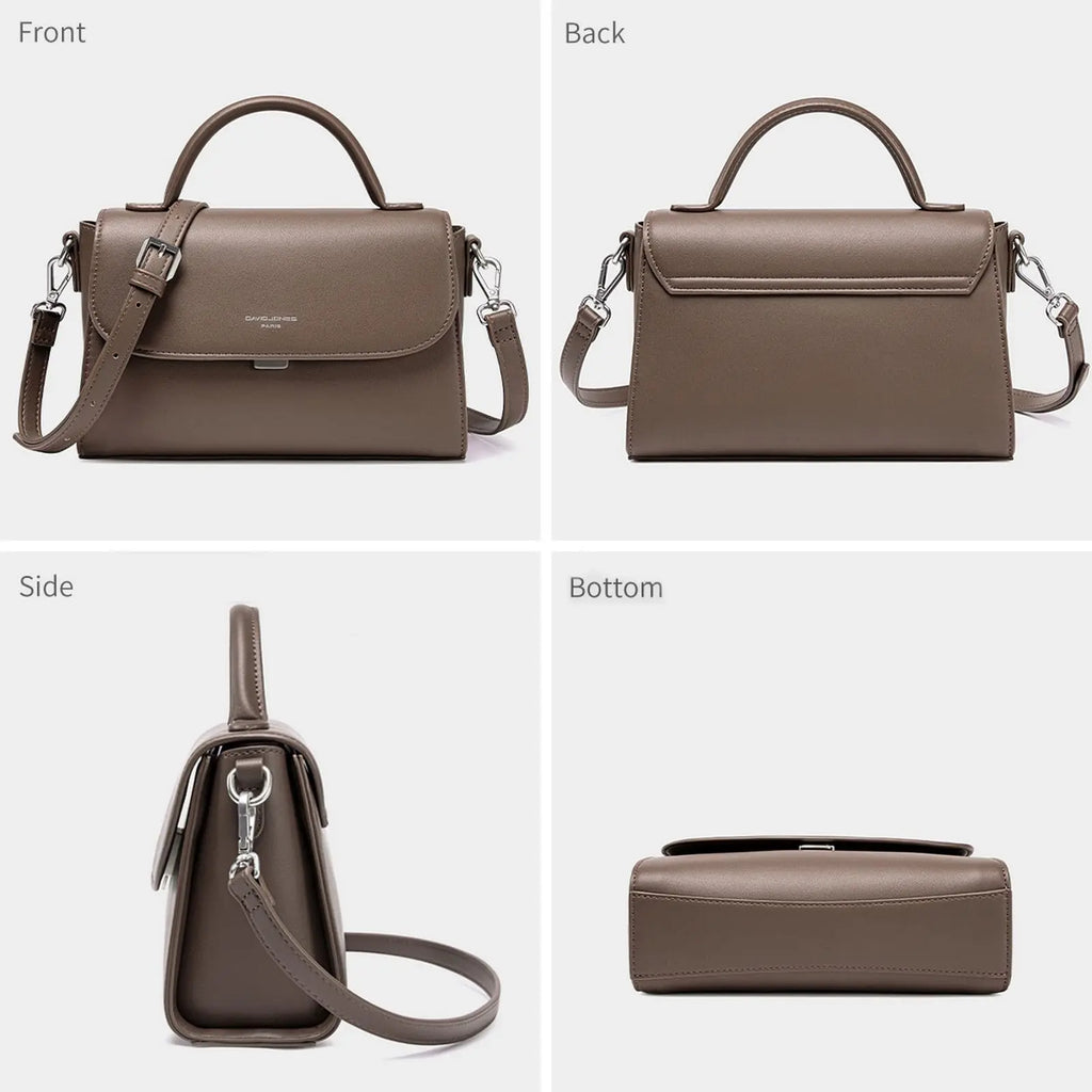 Sac bandoulière besace rabat David Jones