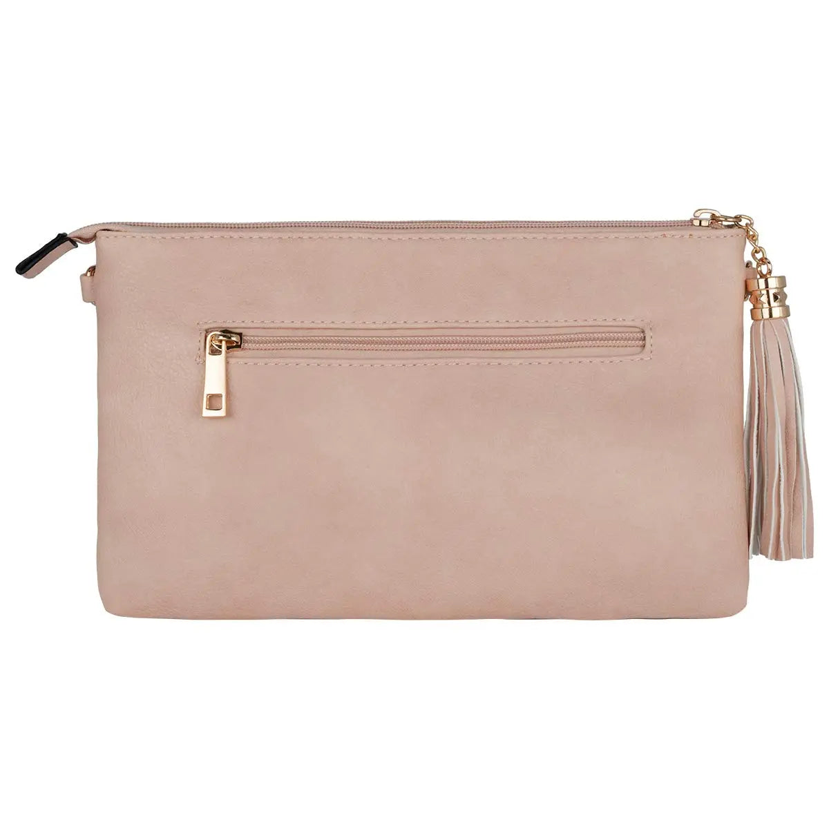 Sac bandoulière souple pailletté tricolore pompon CRAZYCHIC