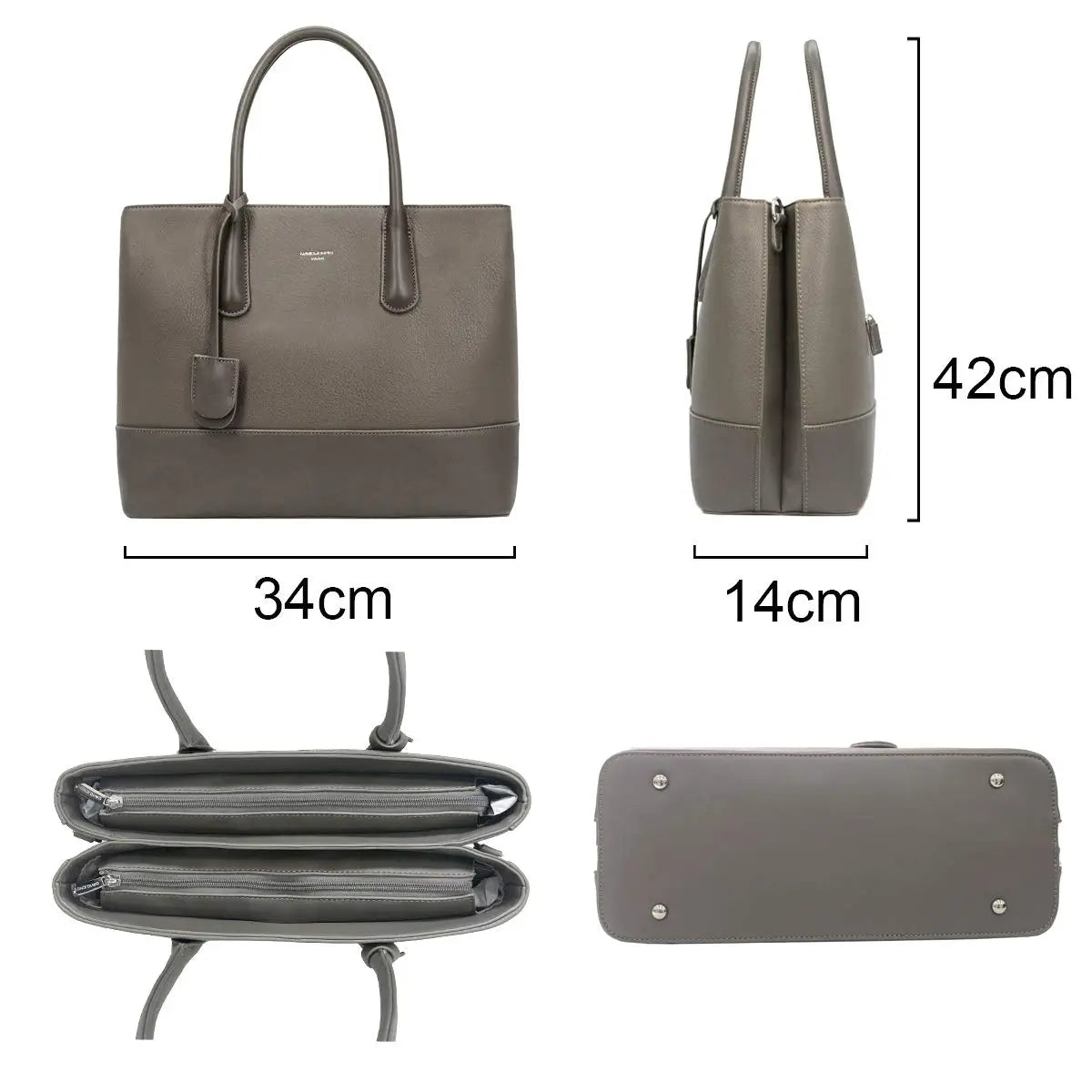 Grand sac à main 2 compartiments David Jones