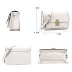 Petit sac bandoulière rabat David Jones