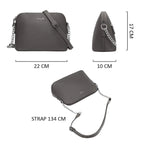 Petit sac bandoulière chaîne semi-rigide David Jones