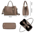 Sac à main femme tricolore pompon CRAZYCHIC