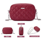 Mini sac bandoulière matelassé chaine David Jones